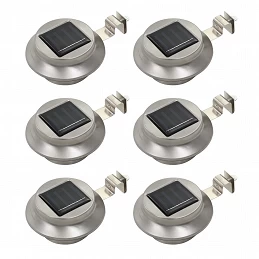 Acquista Lampade Solari da Esterni 6 pz a LED Rotonde 12 cm Bianco con riferimento GHV-44467 della ditta GARDENHOME