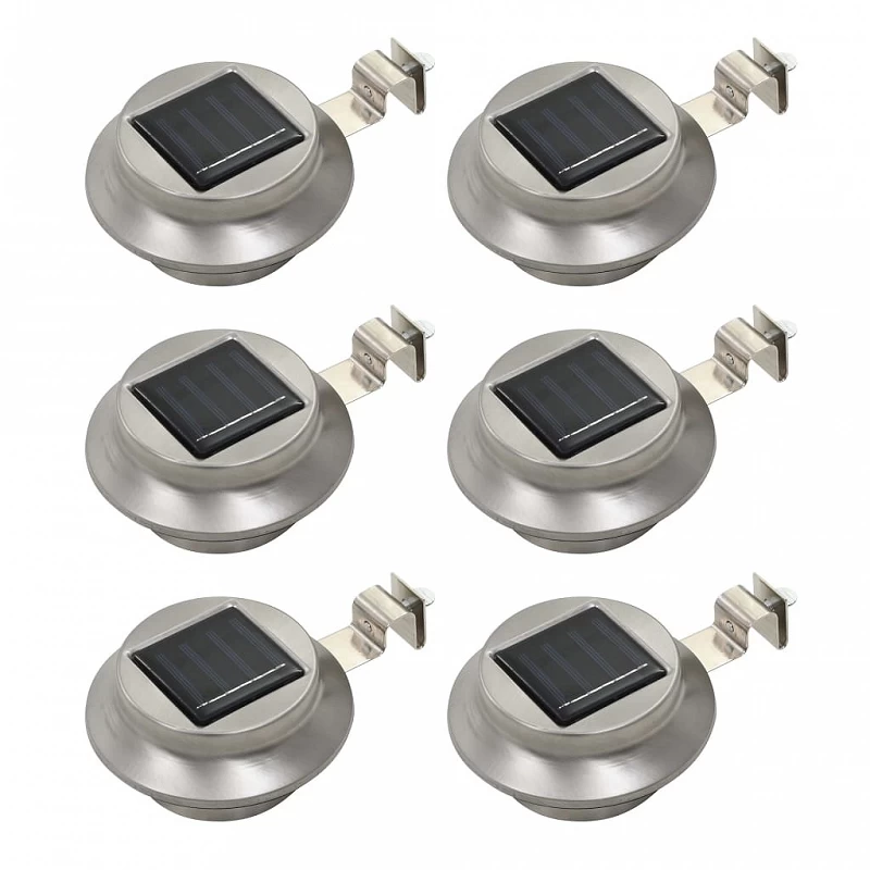 Acquista Lampade Solari da Esterni 6 pz a LED Rotonde 12 cm Bianco con riferimento GHV-44467 della ditta GARDENHOME