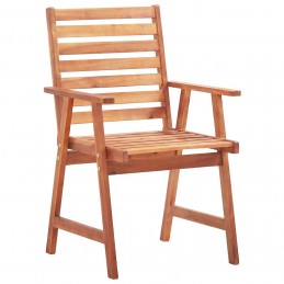 Acquista Sedie da Pranzo da Esterni con Cuscini 3 pz Massello di Acacia con riferimento GHV-3064350 della ditta GARDENHOME