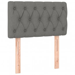 Acquista Giroletto a Molle con Materasso Grigio Scuro 80x200 cm Tessuto con riferimento GHV-3126438 della ditta GARDENHOME