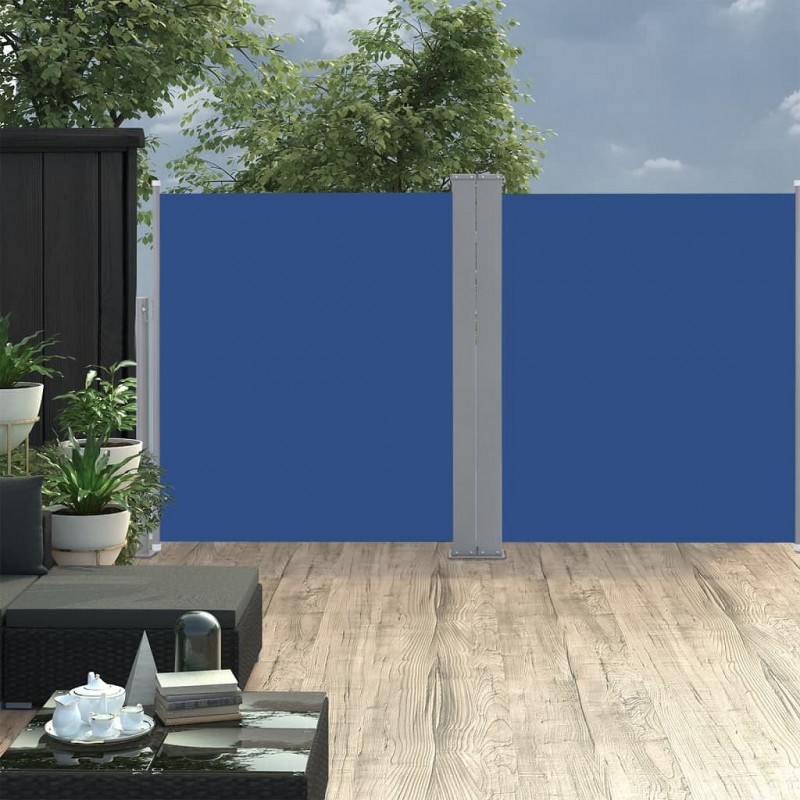 Acquista Tenda da Sole Laterale Retrattile Blu 140x600 cm con riferimento GHV-48458 della ditta GARDENHOME