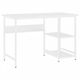 Acquista Scrivania per Computer Bianca 105x55x72 cm in MDF e Metallo con riferimento GHV-20551 della ditta GARDENHOME