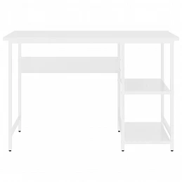 Acquista Scrivania per Computer Bianca 105x55x72 cm in MDF e Metallo con riferimento GHV-20551 della ditta GARDENHOME