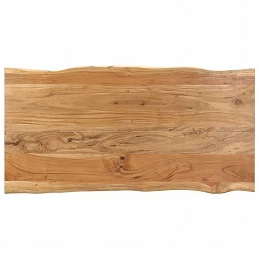 Acquista Tavolo da Pranzo 160x80x76 cm in Legno Massello di Acacia con riferimento GHV-286477 della ditta GARDENHOME