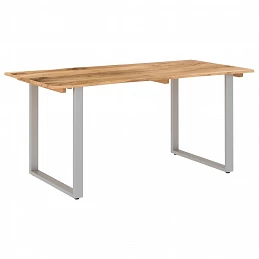 Acquista Tavolo da Pranzo 160x80x76 cm in Legno Massello di Acacia con riferimento GHV-286477 della ditta GARDENHOME