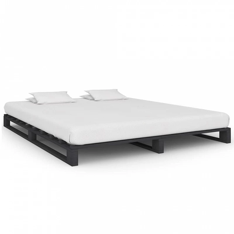 Acquista Giroletto in Pallet Grigio Legno Massello di Pino 200x200 cm con riferimento GHV-285254 della ditta GARDENHOME