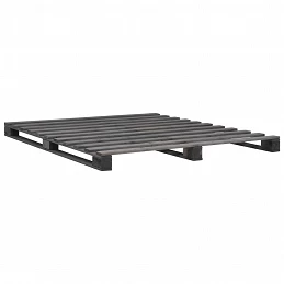 Acquista Giroletto in Pallet Grigio Legno Massello di Pino 200x200 cm con riferimento GHV-285254 della ditta GARDENHOME