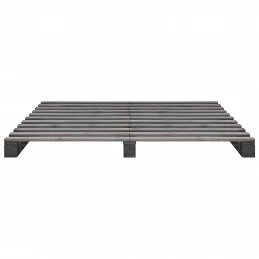 Acquista Giroletto in Pallet Grigio Legno Massello di Pino 200x200 cm con riferimento GHV-285254 della ditta GARDENHOME