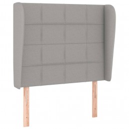 Acquista Testiera ad Orecchio Grigio Chiaro 93x23x118/128 cm in Tessuto con riferimento GHV-3117938 della ditta GARDENHOME