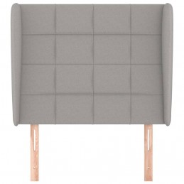 Acquista Testiera ad Orecchio Grigio Chiaro 93x23x118/128 cm in Tessuto con riferimento GHV-3117938 della ditta GARDENHOME