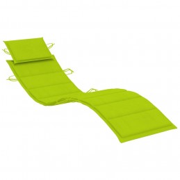 Acquista Cuscino per Lettino Prendisole Verde Brillante 186x58x3 cm con riferimento GHV-314169 della ditta GARDENHOME