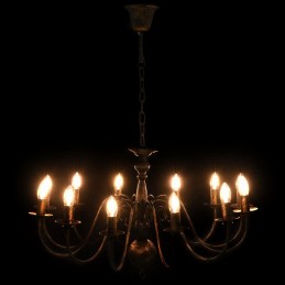 Acquista Candelabro Stile Anticato Nero 12 Lampadine E14 con riferimento GHV-281621 della ditta GARDENHOME