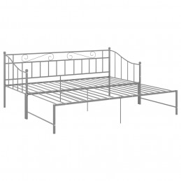 Acquista Telaio Divano Letto Estraibile Grigio in Metallo 90x200 cm con riferimento GHV-324778 della ditta GARDENHOME