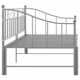 Acquista Telaio Divano Letto Estraibile Grigio in Metallo 90x200 cm con riferimento GHV-324778 della ditta GARDENHOME