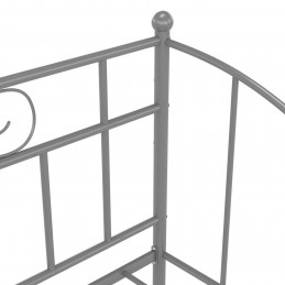 Acquista Telaio Divano Letto Estraibile Grigio in Metallo 90x200 cm con riferimento GHV-324778 della ditta GARDENHOME