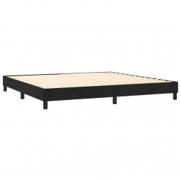Acquista Giroletto a Molle con Materasso Nero 200x200 cm in Velluto con riferimento GHV-3141325 della ditta GARDENHOME