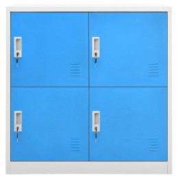 Acquista Armadietti e Chiavi 5pz Grigio Chiaro Blu 90x45x92,5cm Acciaio con riferimento GHV-3095228 della ditta GARDENHOME