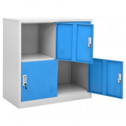 Acquista Armadietti e Chiavi 5pz Grigio Chiaro Blu 90x45x92,5cm Acciaio con riferimento GHV-3095228 della ditta GARDENHOME