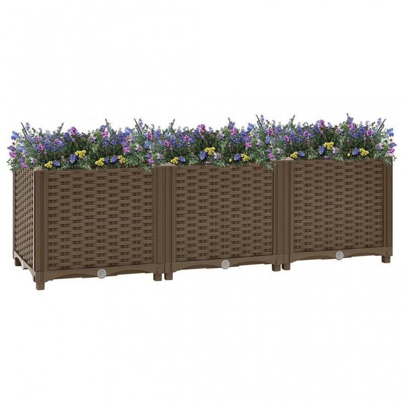 Acquista Fioriera Rialzata 120x40x38 cm in Polipropilene con riferimento GHV-316517 della ditta GARDENHOME