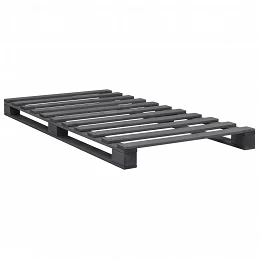 Acquista Giroletto in Pallet Grigio Legno Massello di Pino 100x200 cm con riferimento GHV-285249 della ditta GARDENHOME