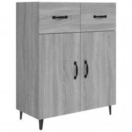 Acquista Credenza Grigio Sonoma 69,5x34x90 cm in Legno Multistrato con riferimento GHV-817361 della ditta GARDENHOME
