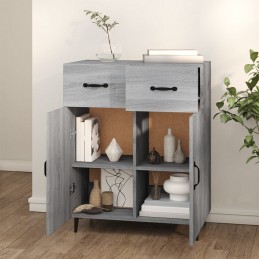 Acquista Credenza Grigio Sonoma 69,5x34x90 cm in Legno Multistrato con riferimento GHV-817361 della ditta GARDENHOME
