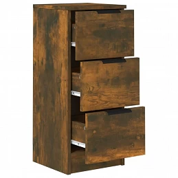 Acquista Credenze 2 pz Rovere Fumo 30x30x70 cm in Legno Multistrato con riferimento GHV-817013 della ditta GARDENHOME