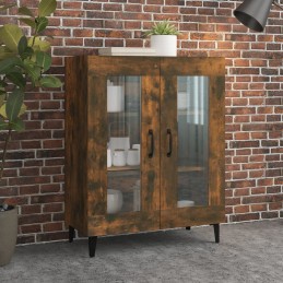 Acquista Credenza Rovere Fumo 69,5x34x90 cm in Legno Multistrato con riferimento GHV-817336 della ditta GARDENHOME