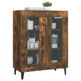 Acquista Credenza Rovere Fumo 69,5x34x90 cm in Legno Multistrato con riferimento GHV-817336 della ditta GARDENHOME