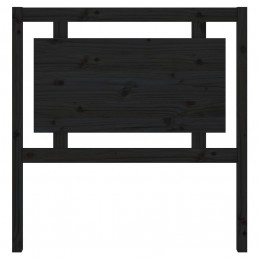 Acquista Testiera per Letto Nera 95,5x4x100 cm Legno Massello di Pino con riferimento GHV-817924 della ditta GARDENHOME