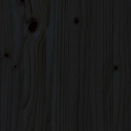 Acquista Testiera per Letto Nera 95,5x4x100 cm Legno Massello di Pino con riferimento GHV-817924 della ditta GARDENHOME