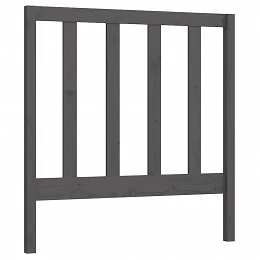 Acquista Testiera per Letto Grigia 96x4x100 cm in Legno Massello di Pino con riferimento GHV-817672 della ditta GARDENHOME