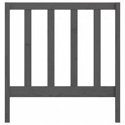 Acquista Testiera per Letto Grigia 96x4x100 cm in Legno Massello di Pino con riferimento GHV-817672 della ditta GARDENHOME