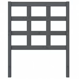 Acquista Testiera Letto Grigia 80,5x4x100 cm in Legno Massello di Pino con riferimento GHV-817867 della ditta GARDENHOME