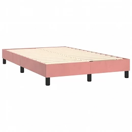 Acquista Letto a Molle con Materasso e LED Rosa 120x200 cm in Velluto con riferimento GHV-3134278 della ditta GARDENHOME