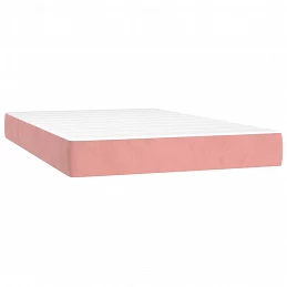 Acquista Letto a Molle con Materasso e LED Rosa 120x200 cm in Velluto con riferimento GHV-3134278 della ditta GARDENHOME