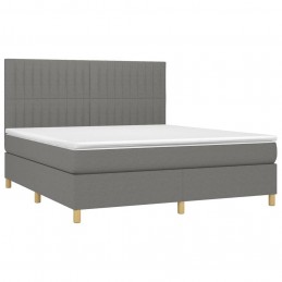 Acquista Letto a Molle Materasso e LED Grigio Scuro 180x200cm in Tessuto con riferimento GHV-3135614 della ditta GARDENHOME