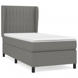 Acquista Giroletto a Molle con Materasso Grigio Scuro 90x200 cm Tessuto con riferimento GHV-3128094 della ditta GARDENHOME