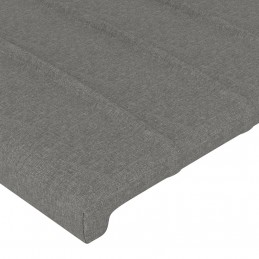 Acquista Testiera a LED Grigio Scuro 93x16x118/128 cm in Tessuto con riferimento GHV-3124269 della ditta GARDENHOME