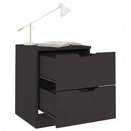Acquista Comodini 2 pz Neri 40x40x50 cm in Truciolato con riferimento GHV-326726 della ditta GARDENHOME