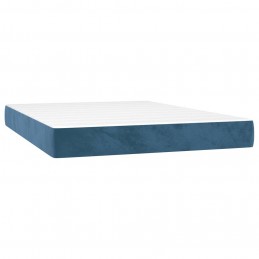 Acquista Giroletto a Molle con Materasso Blu Scuro 140x200 cm in Velluto con riferimento GHV-3141309 della ditta GARDENHOME