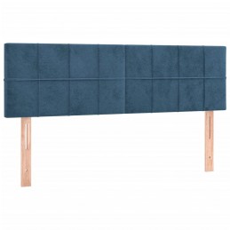 Acquista Giroletto a Molle con Materasso Blu Scuro 140x200 cm in Velluto con riferimento GHV-3141309 della ditta GARDENHOME