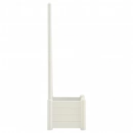 Acquista Fioriera da Giardino con Graticcio 43x43x142 cm PP Bianco con riferimento GHV-313979 della ditta GARDENHOME