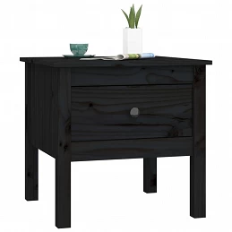 Acquista Tavolini 2 pz Neri 50x50x49 cm in Legno Massello di Pino con riferimento GHV-813803 della ditta GARDENHOME