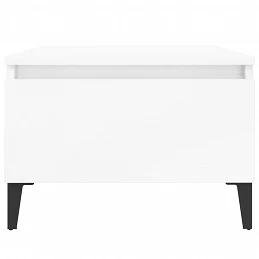 Acquista Tavolini 2pz Bianco Lucido 50x46x35 cm in Legno Multistrato con riferimento GHV-819521 della ditta GARDENHOME