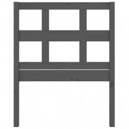 Acquista Testiera Letto Grigia 80,5x4x100 cm in Legno Massello di Pino con riferimento GHV-818897 della ditta GARDENHOME