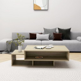 Acquista Tavolino da Salotto Rovere Sonoma 105x55x32 cm in Truciolato con riferimento GHV-808525 della ditta GARDENHOME