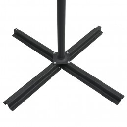 Acquista Ombrellone a Sbalzo con LED e Palo in Acciaio 250x250cm Azzurro con riferimento GHV-46997 della ditta GARDENHOME