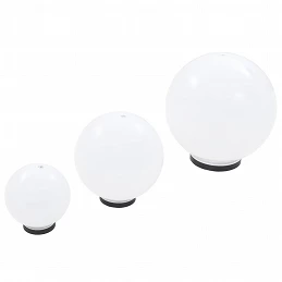Acquista Set Lampade a LED Sferiche 3 pz in PMMA 20/30/40cm con riferimento GHV-50659 della ditta GARDENHOME