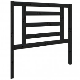 Acquista Testiera per Letto Nera 96x4x100 cm in Legno Massello di Pino con riferimento GHV-818804 della ditta GARDENHOME